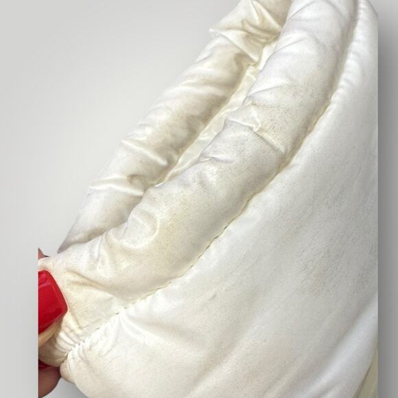 Moncler White Nylon and Leather Insolux Snow Boots Size 39 EU / 8 US - Picture 14 of 16